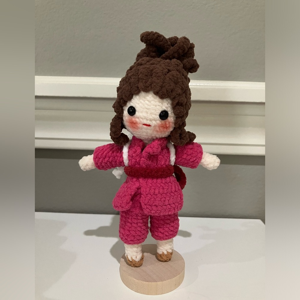 Chihiro Spirited Away Crocheted Amigurumi